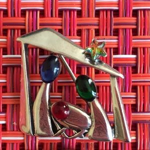 Silpada .925 Sterling Silver Nativity Pin